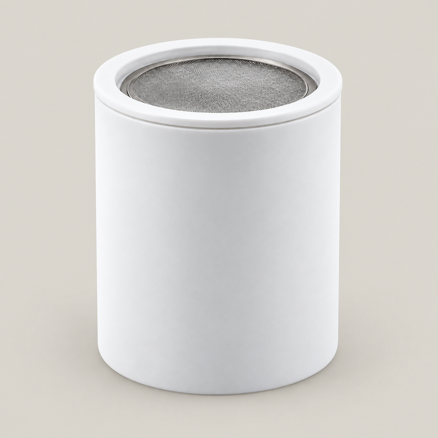 Dulcis Agua replacement shower filter cartridge, front view